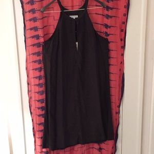 Black silk dress from Emerson Fry